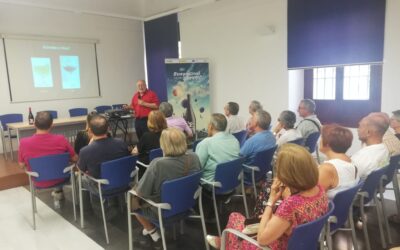 GRAN AFLUENCIA EN LA CONFERENCIA SOBRE EL LAGAR DE SEGEDA